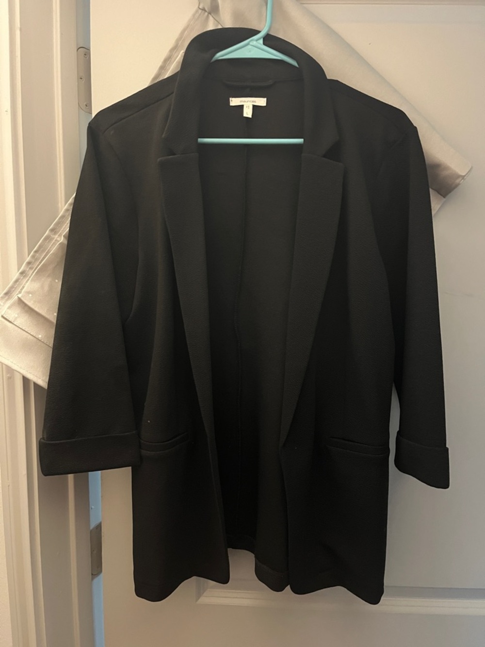 Maurices Black Open-Front Blazer Jacket